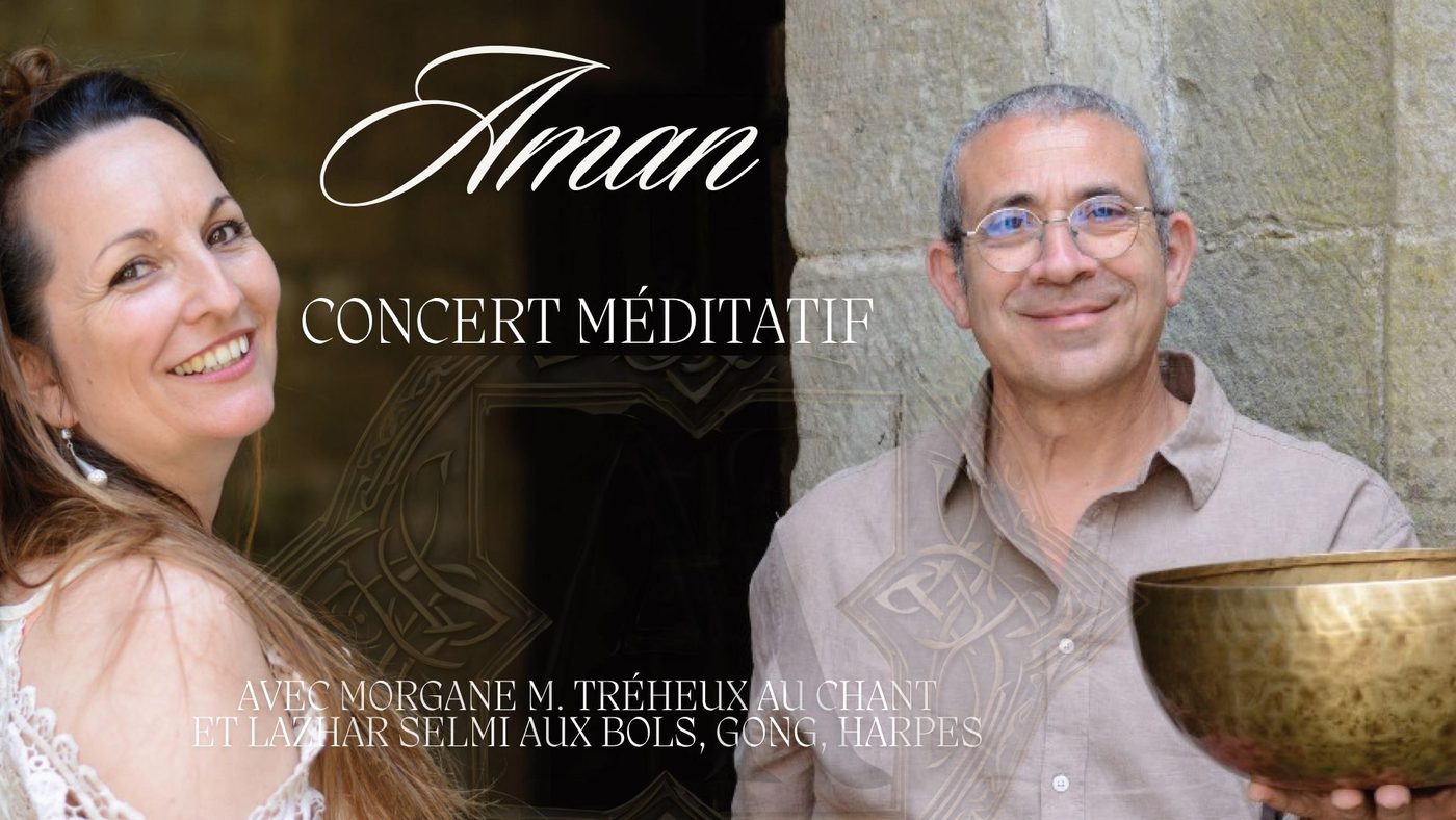 Affiche du concert méditatif Aman